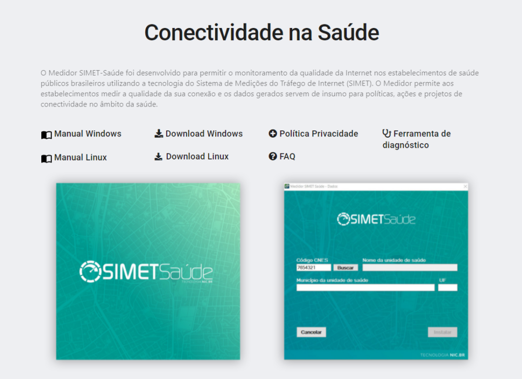 Medidor SIMET - Conectividade na Saúde